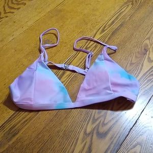 HALARA Womens XL EXTRA LARGE BIKINI TOP Beach Resort Triangle MULTICOLOR New